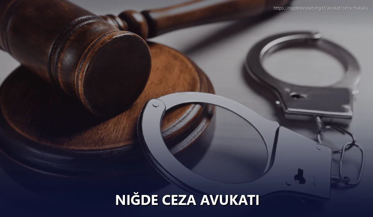Niğde Ceza Avukatı